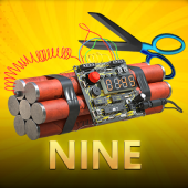 Nine card game on table game app